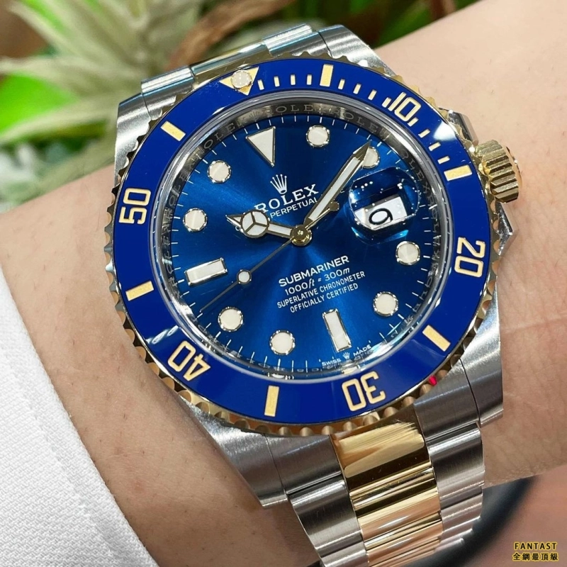 N廠勞力士 Rolex 潛航者 SUBMARINER 間金藍水鬼 M116613LB-0005  C廠 CLEAN廠