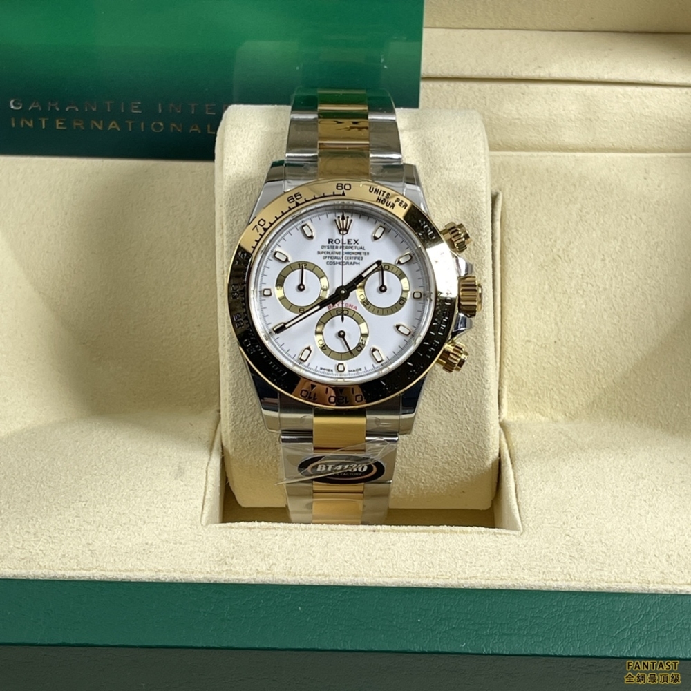 BT廠出品4130迪通拿型號116503間黃金款