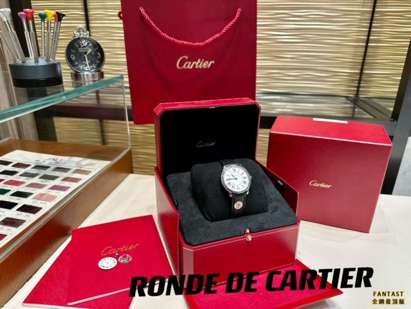 （市場最新最真版本）Cartier卡地亞Ronde Must倫敦系列石英腕表