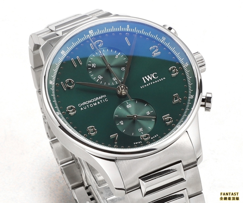 （市場最新最真版本）V6S新品，IWC萬國表為其經典全新葡萄牙系列計時腕表推出首款精鋼表鏈款式