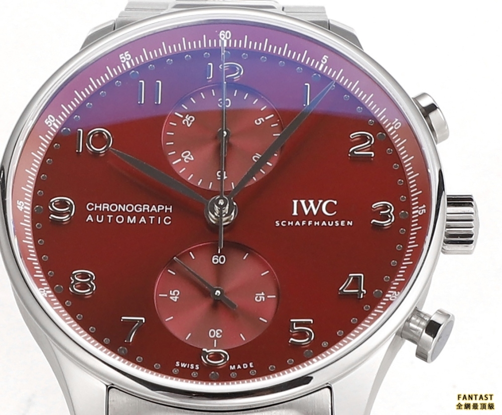 （市場最新最真版本）V6S新品，IWC萬國表為其經典全新葡萄牙系列計時腕表推出首款精鋼表鏈款式