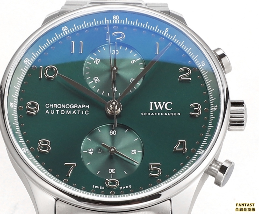 （市場最新最真版本）V6S新品，IWC萬國表為其經典全新葡萄牙系列計時腕表推出首款精鋼表鏈款式
