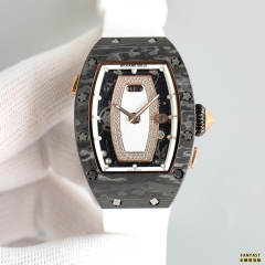 （市場最新最真版本）理查德米勒Richard Mille （RM037）女款碳纖維 陶瓷 腕表系列