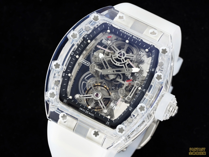 （市場最新最真版本）RM新款 腕上建築師  藍寶石奇跡 『RICHARD MILLE 』裏查德米爾  RM 56-01