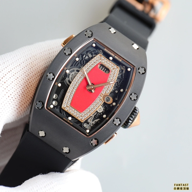 （市場最新最真版本）理查德米勒Richard Mille （RM037）女款碳纖維 陶瓷 腕表系列