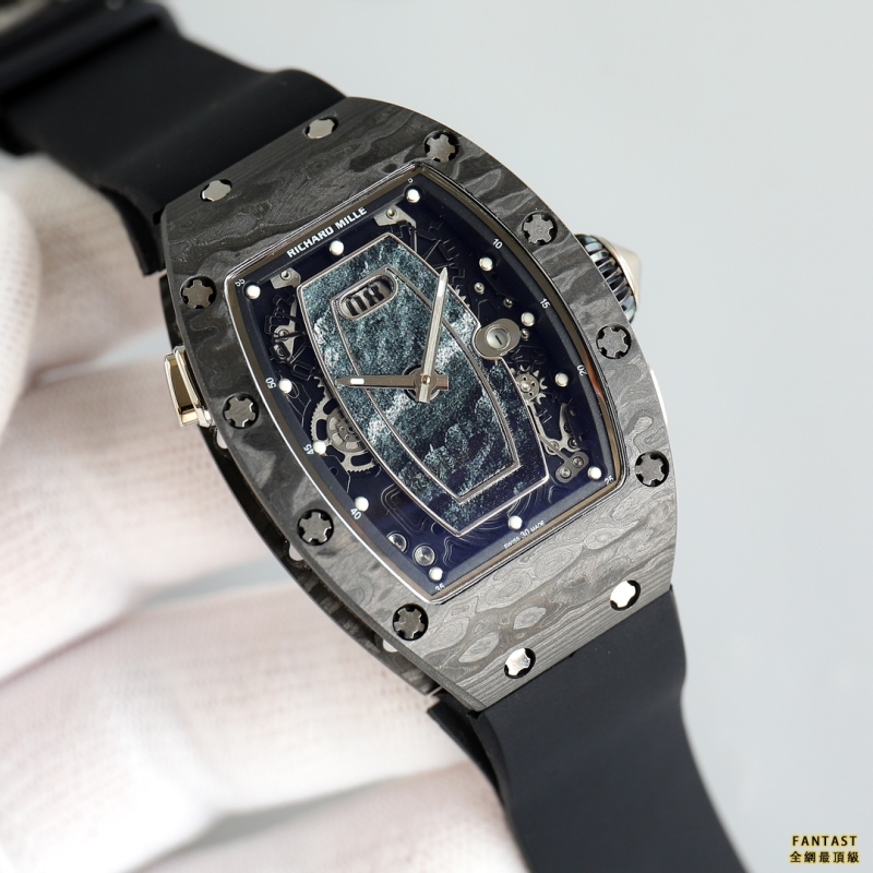 （市場最新最真版本）理查德米勒Richard Mille （RM037）女款碳纖維 陶瓷 腕表系列