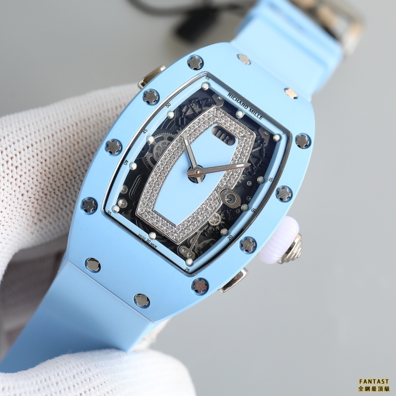 （市場最新最真版本）理查德米勒Richard Mille （RM037）女款碳纖維 陶瓷 腕表系列