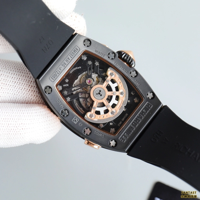 （市場最新最真版本）理查德米勒Richard Mille （RM037）女款碳纖維 陶瓷 腕表系列