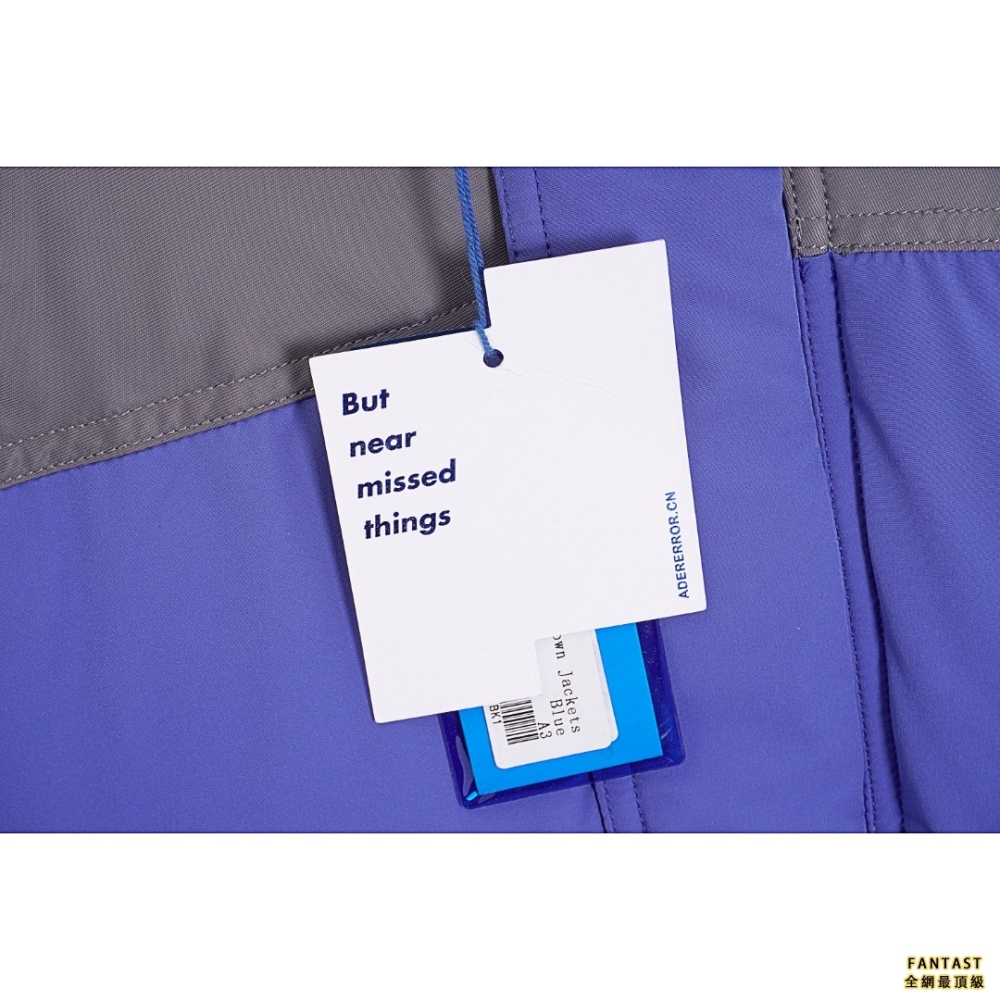 ADER 22Fw撞色不對稱羽絨服 