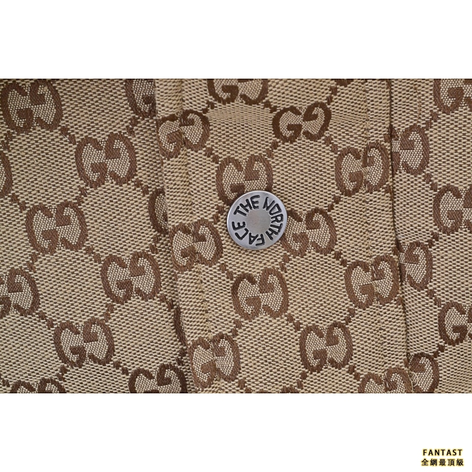 Gucci X The North Face 北面聯名古馳老花logo羽絨服
