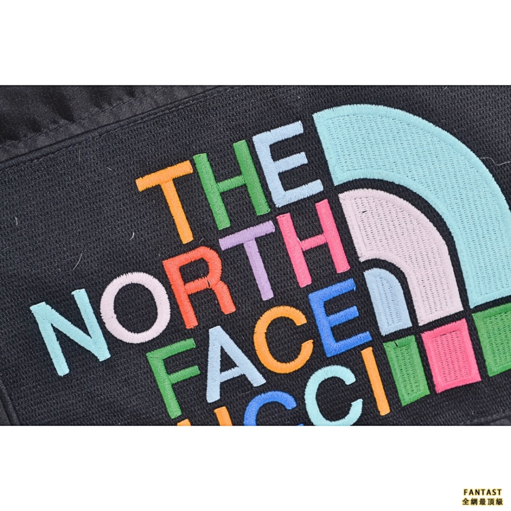 Gucci古馳 X THE NORTH FACE北面 聯名款立領羽絨馬甲 