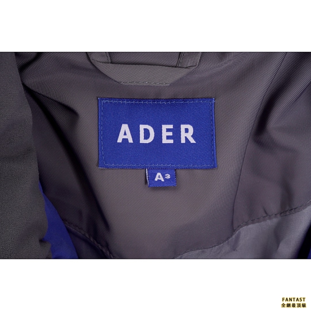 ADER 22Fw撞色不對稱羽絨服 