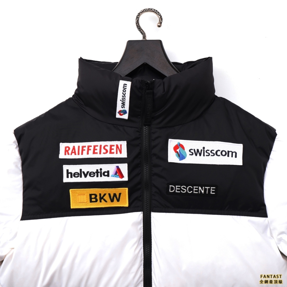 迪桑特✖️瑞士國家隊聯名運動羽絨服 