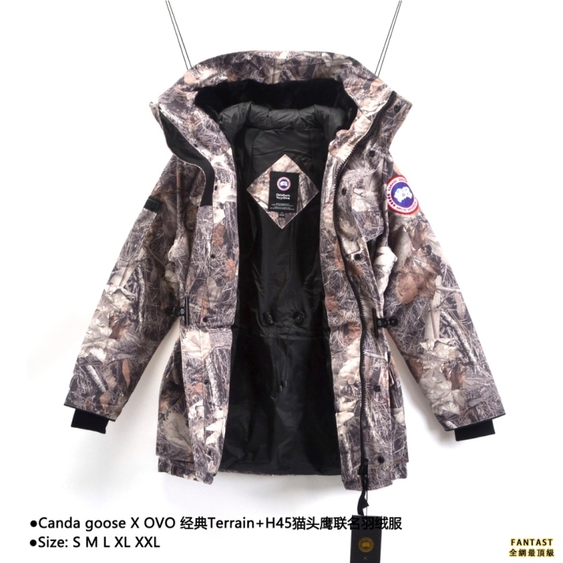 Canda goose X OVO 經典Terrain+H45貓頭鷹聯名羽絨服