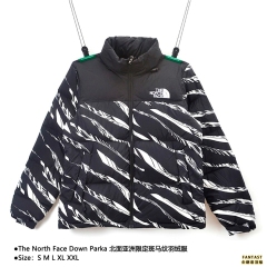 The North Face Down Parka 北面亞洲限定斑馬紋羽絨服