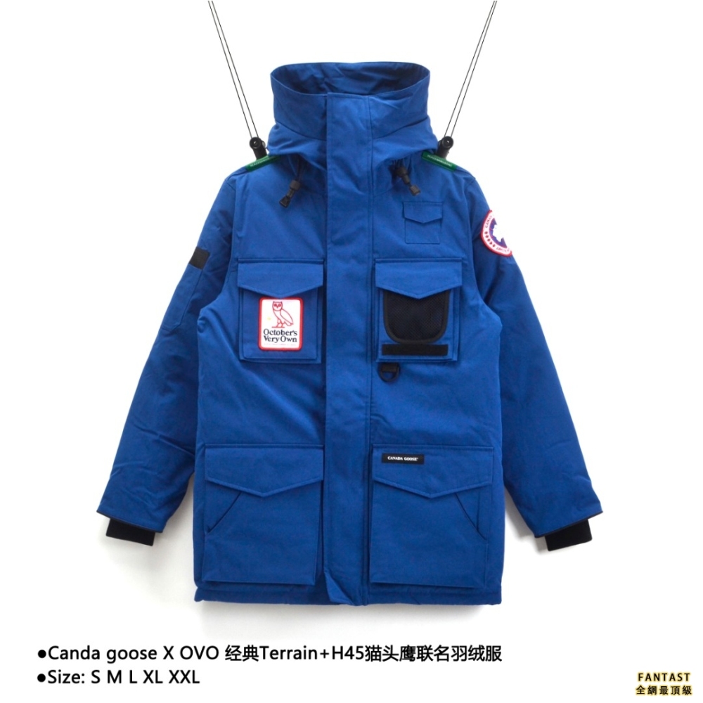 Canda goose X OVO 經典Terrain+H45貓頭鷹聯名羽絨服