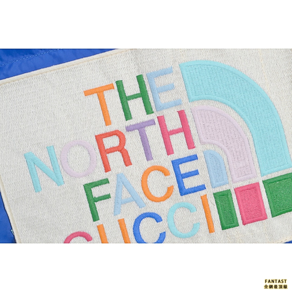 Gucci古馳 X THE NORTH FACE北面 聯名款立領羽絨馬甲 