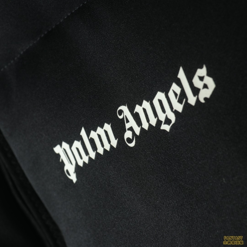 Moncler蒙口 x Palm Angels  FW21 聯名徽標彩條刺繡logo羽絨服外套