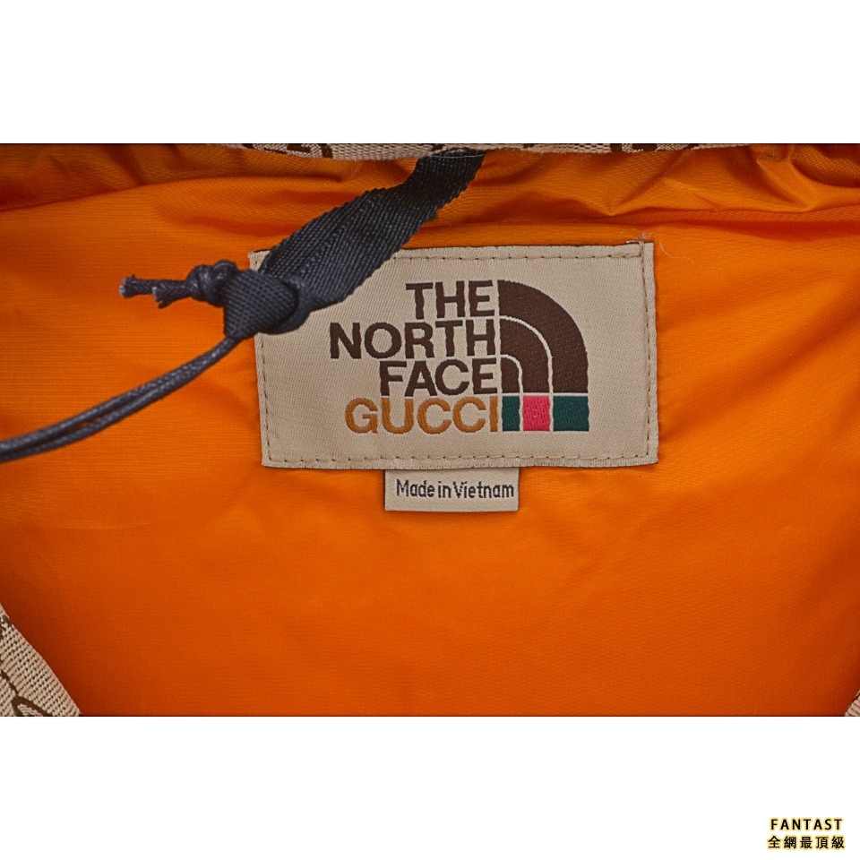 Gucci X The North Face 北面聯名古馳老花logo羽絨服