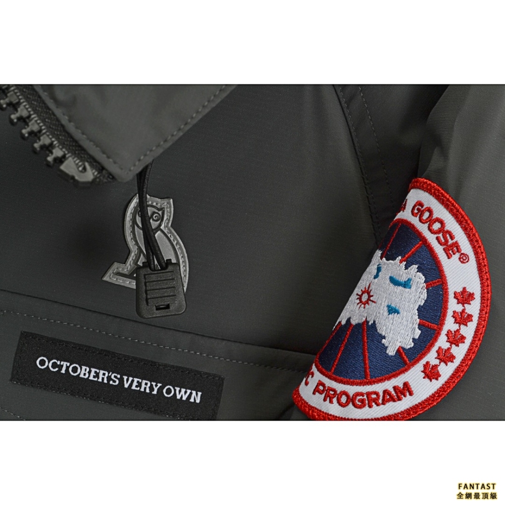 CANADA GOOSExOVO聯名款/加拿大鵝貓頭鷹聯名限量款派克大衣