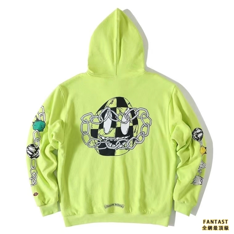 Chrome Hearts 克罗心 惡搞拉鍊帽衫