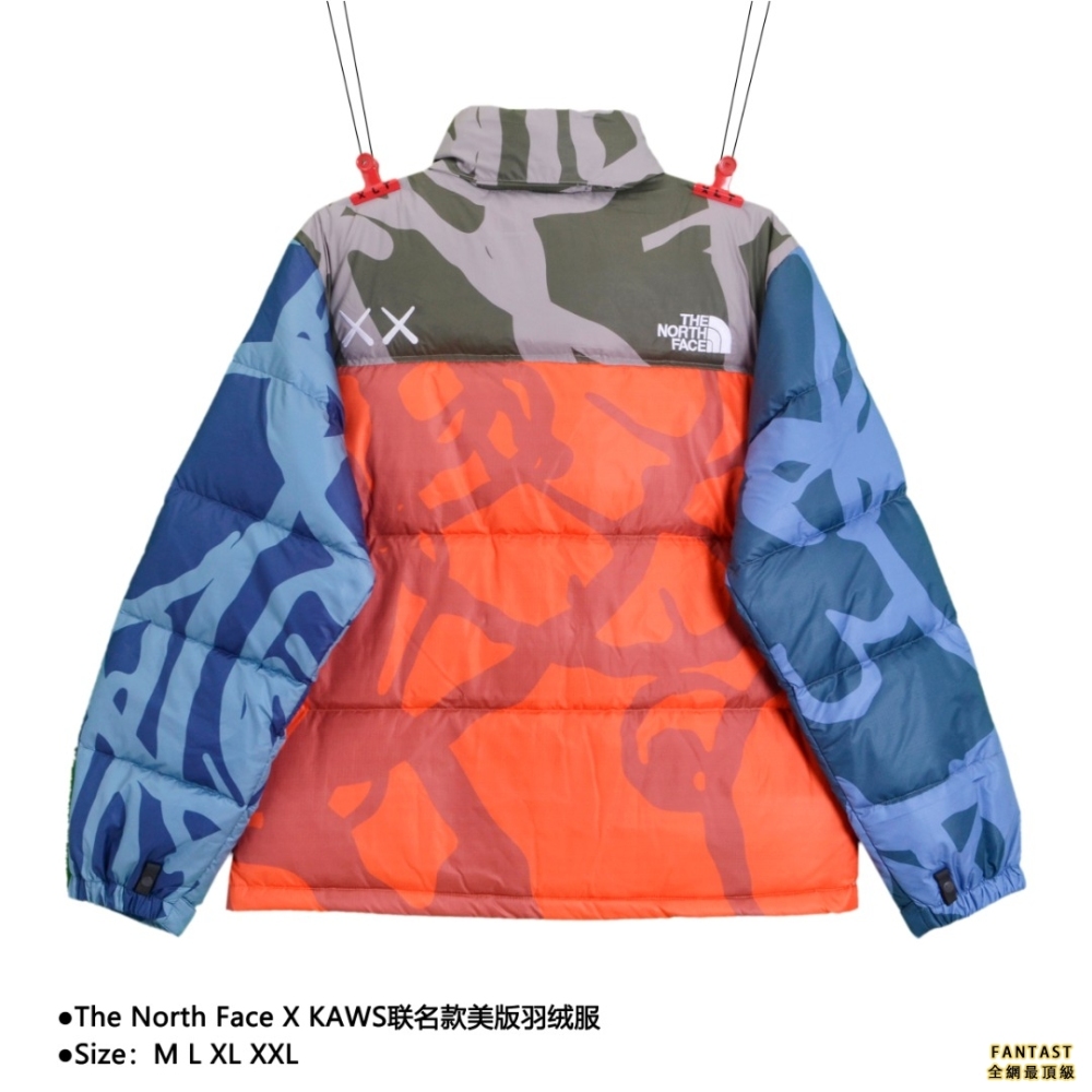The North Face X KAWS聯名款1996美版羽絨服