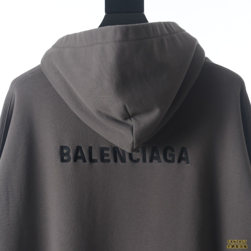 Balenciaga巴黎世家 22FW 前後字母刺繡連帽衛衣帽衫