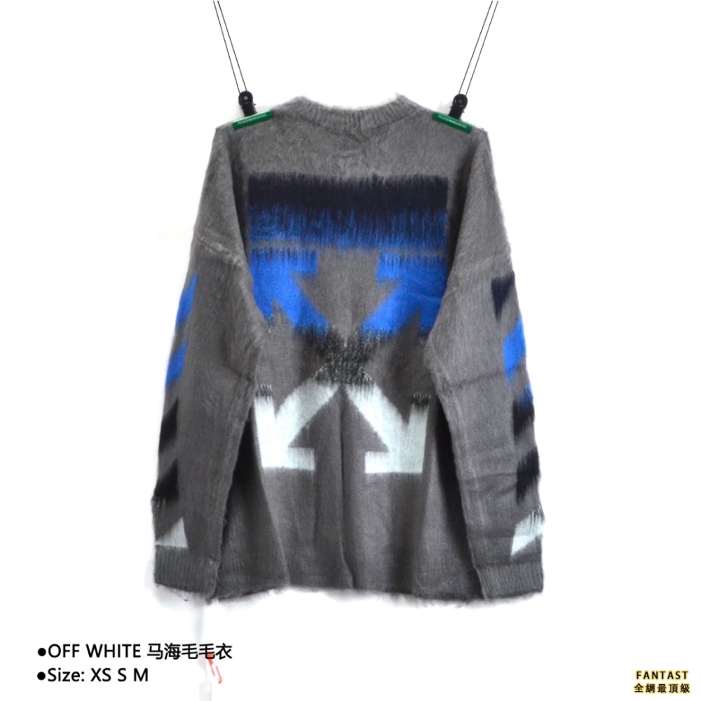 OFF WHITE 馬海毛毛衣