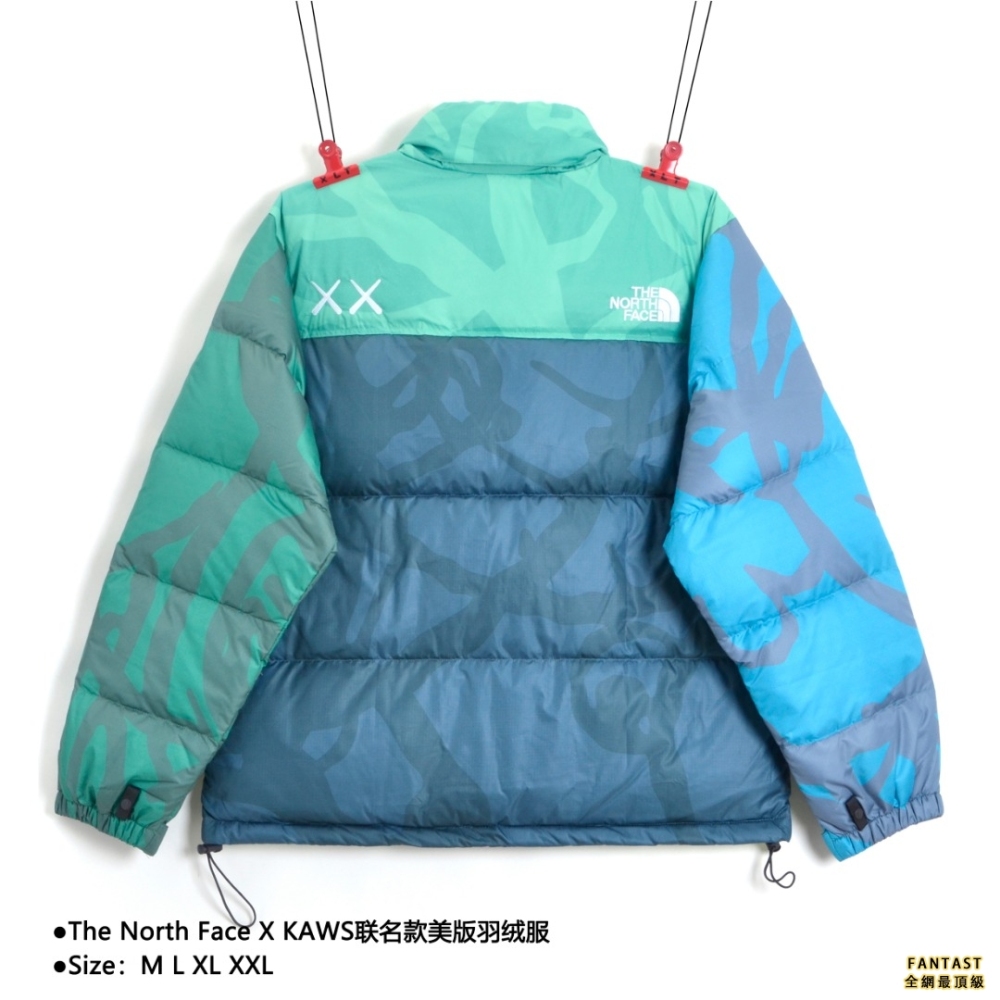 The North Face X KAWS聯名款1996美版羽絨服