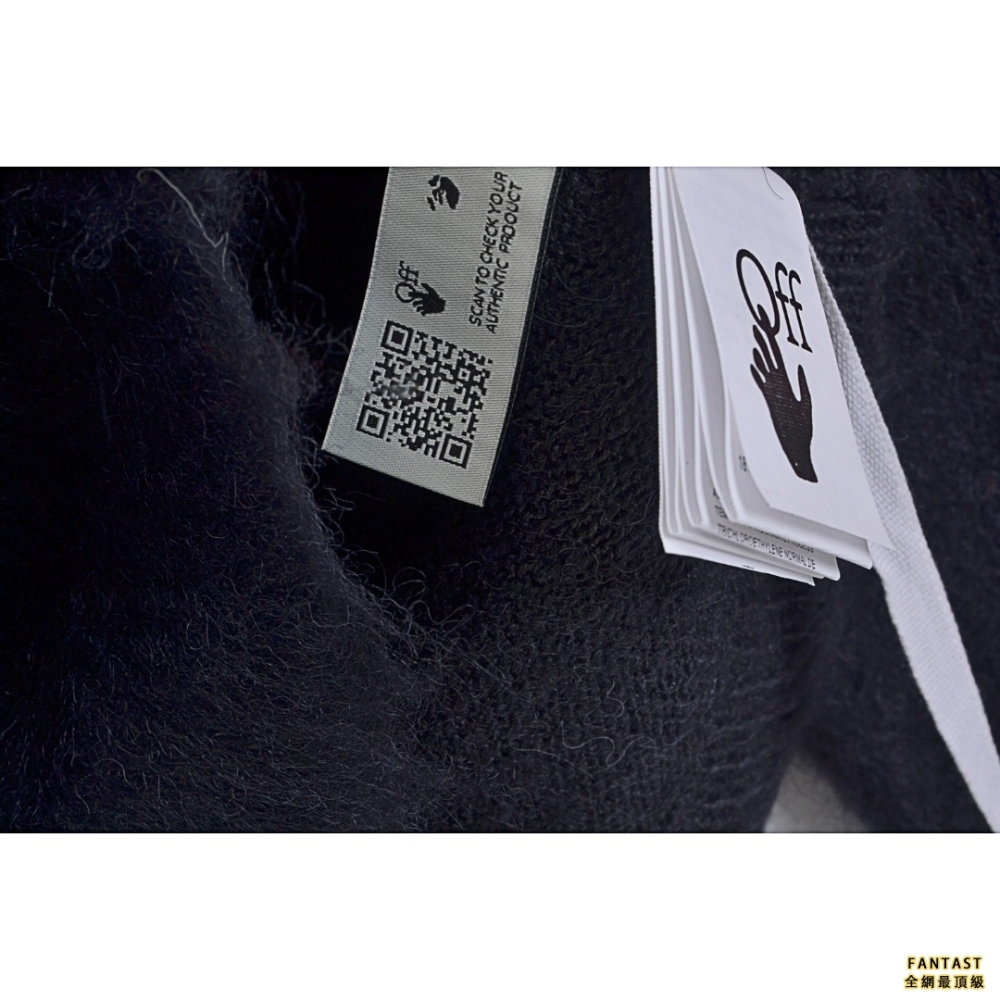 OFF WHITE 馬海毛毛衣