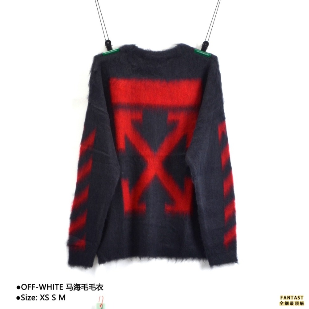 OFF WHITE 馬海毛毛衣