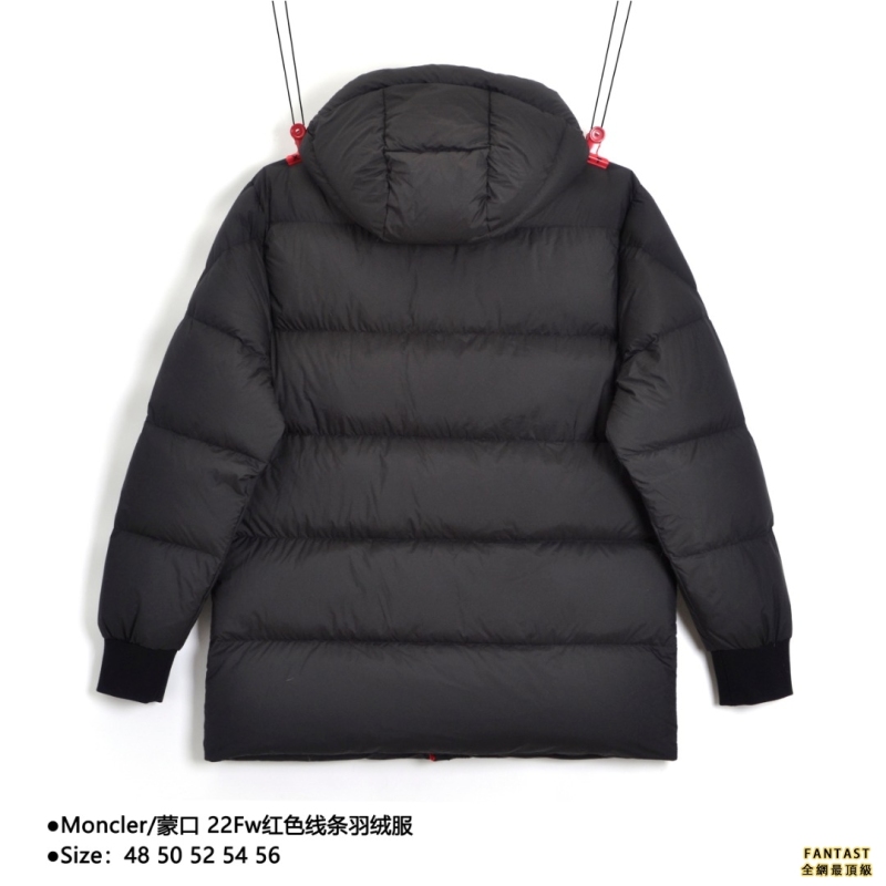 Moncler/蒙口 22Fw紅色線條羽絨服