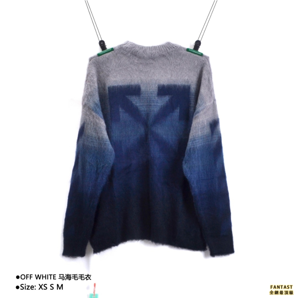 OFF WHITE 馬海毛毛衣