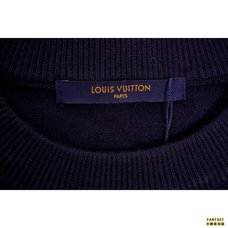 Louis Vuitton/路易威登 LV 袖子老花提花毛衣