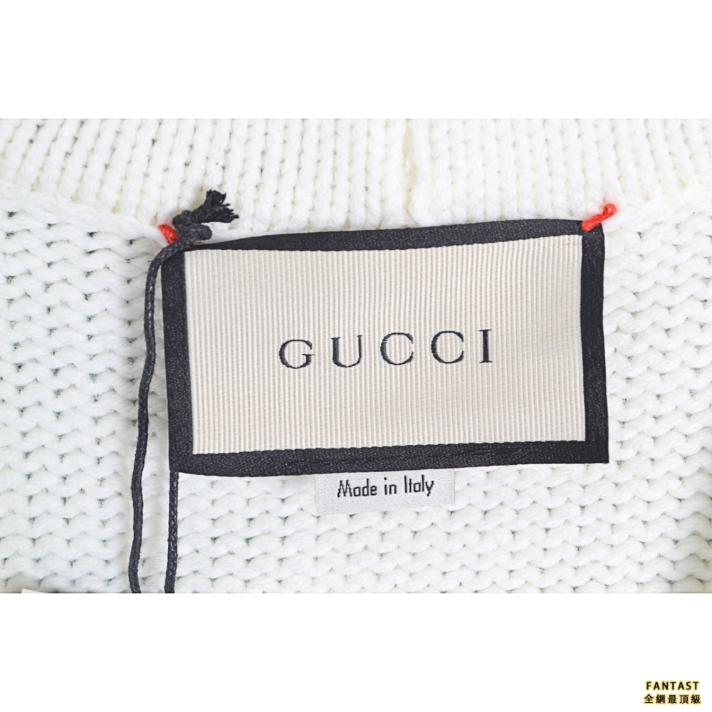 Gucci/古馳 18Fw走秀款羊毛針織開衫  
