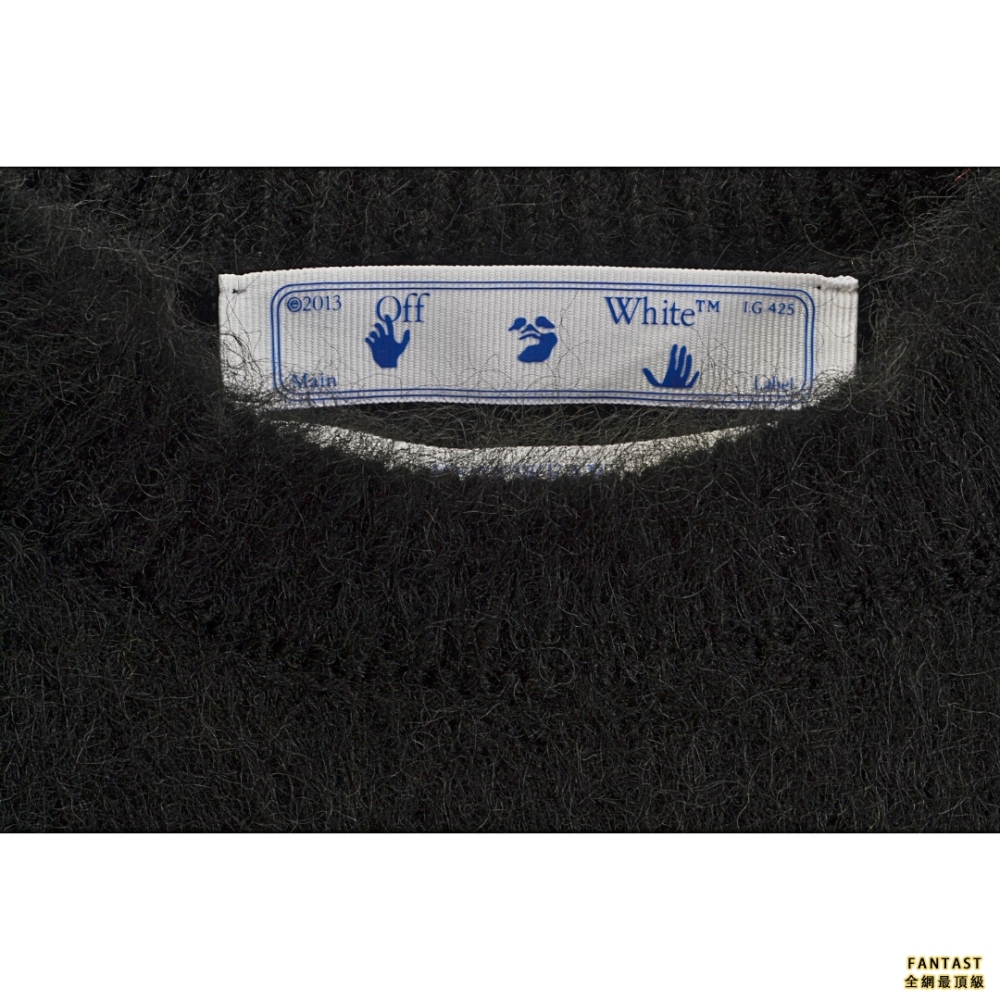 OFF WHITE 馬海毛毛衣