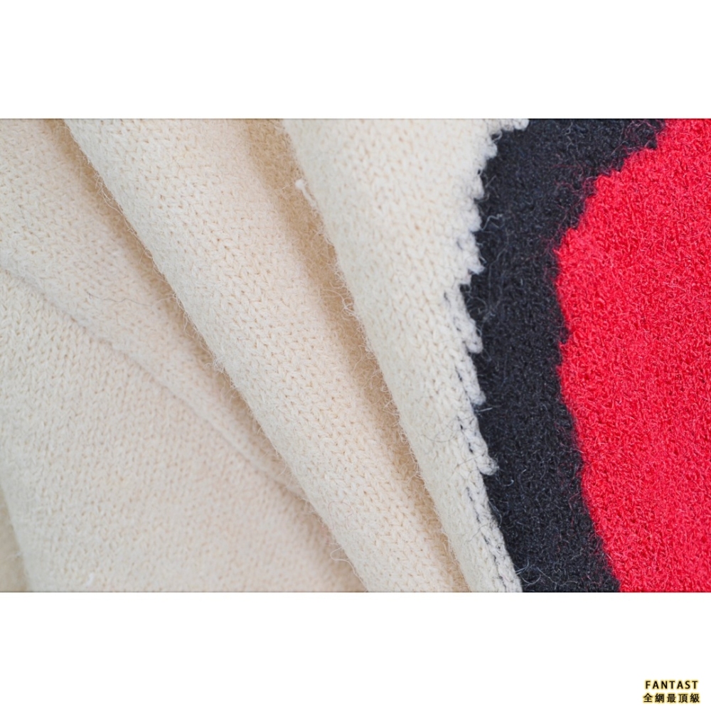 KENZO 22FW 小紅花圓領毛衣