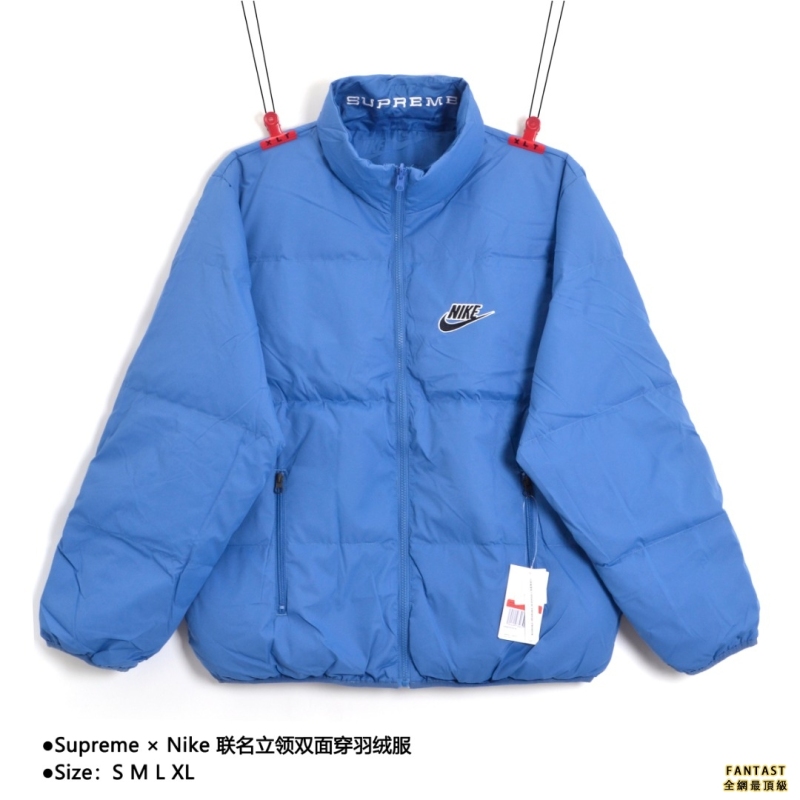 Supreme × Nike 聯名立領雙面穿羽絨服