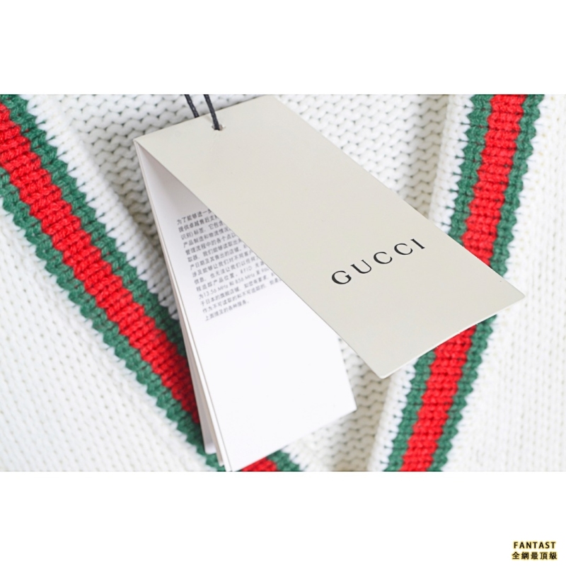 Gucci/古馳 18Fw走秀款羊毛針織開衫  