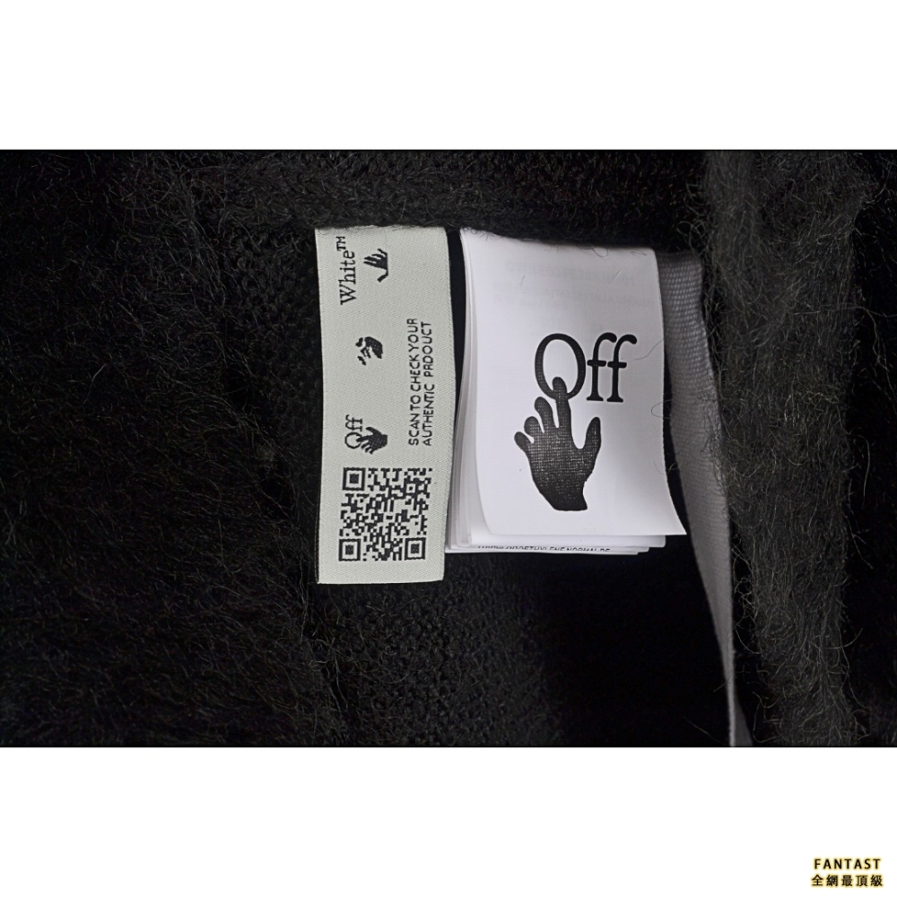 OFF WHITE 馬海毛毛衣