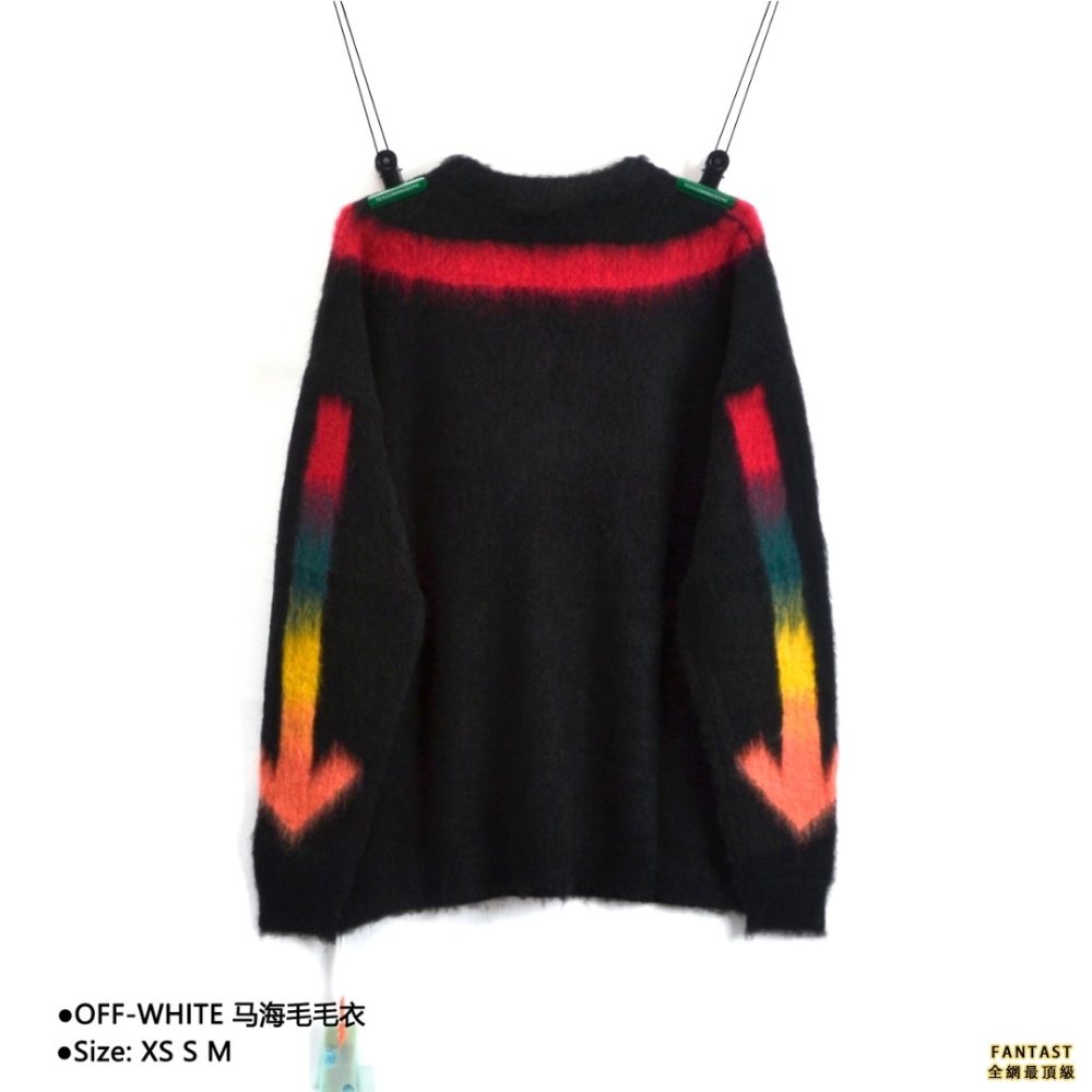 OFF WHITE 馬海毛毛衣