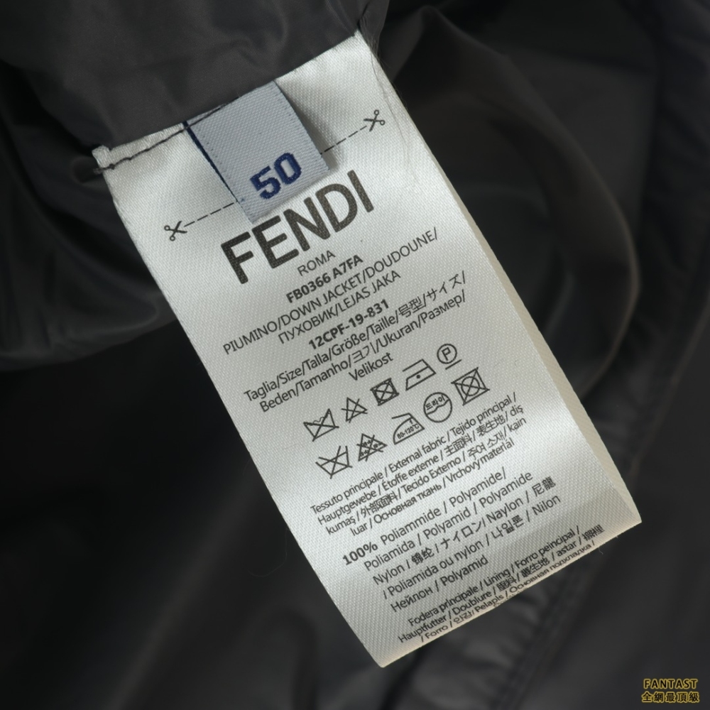 Fendi/芬迪 22Fw 雙F描邊羽絨服 