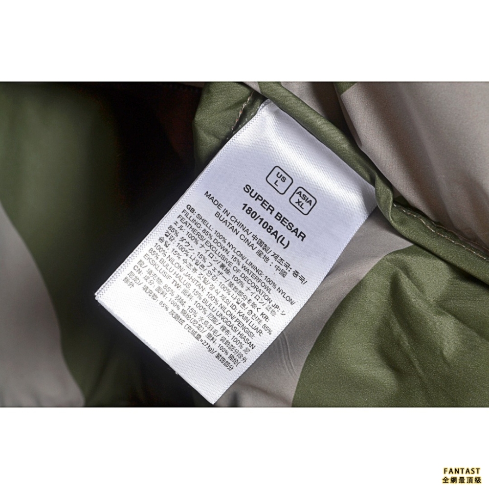 The North Face X KAWS聯名款1996美版羽絨服