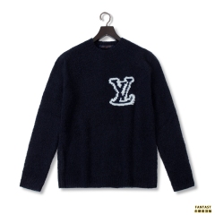 路易威登LOUIS VUITTON 22ss 胸口logo泰迪毛衣