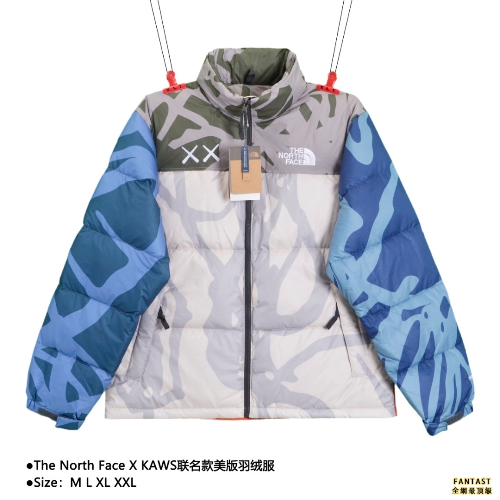 The North Face X KAWS聯名款1996美版羽絨服