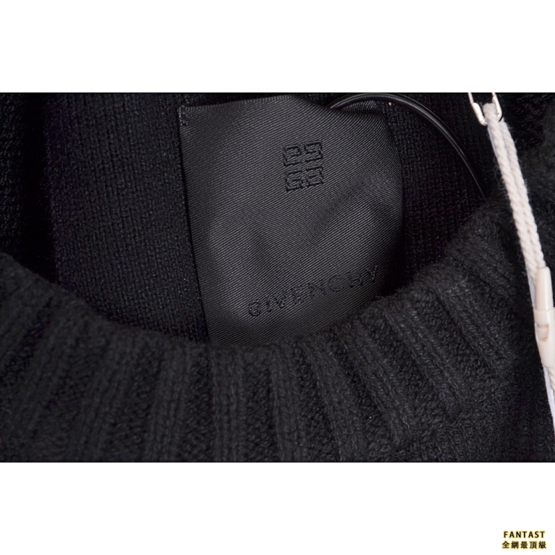 Givenchy/紀梵希 22FW肩帶鎖扣背帶圓領毛衣