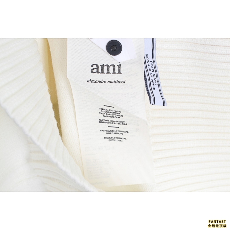 Ami 22FW 愛心針織開衫