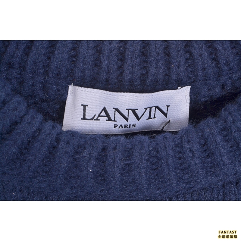 Lanvin/浪凡 22fw 針織蝙蝠俠logo毛衣