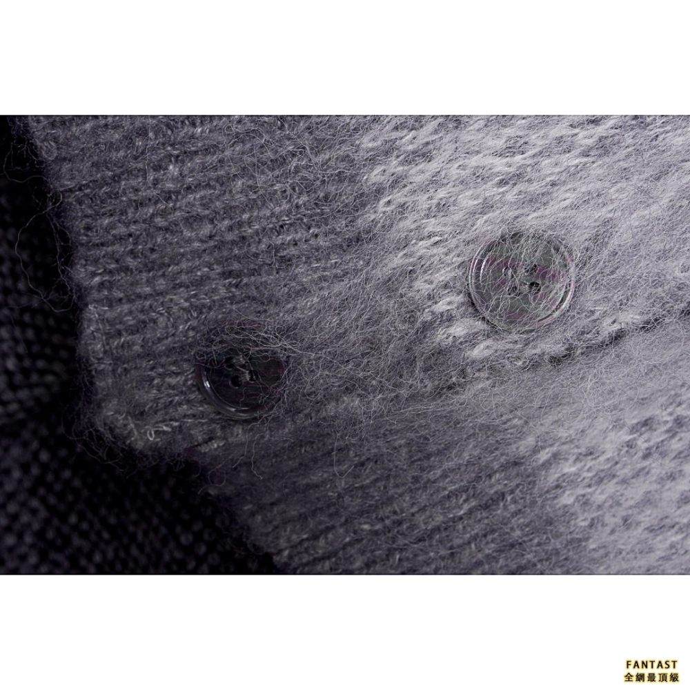 Thom Browne/湯姆布朗 TB 棋盤格馬海毛TB長袖圓領毛衣