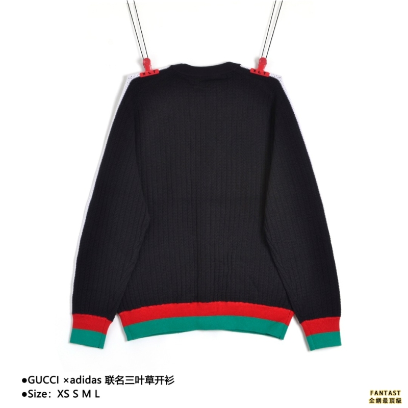 GUCCI ×adidas 聯名三葉草開衫